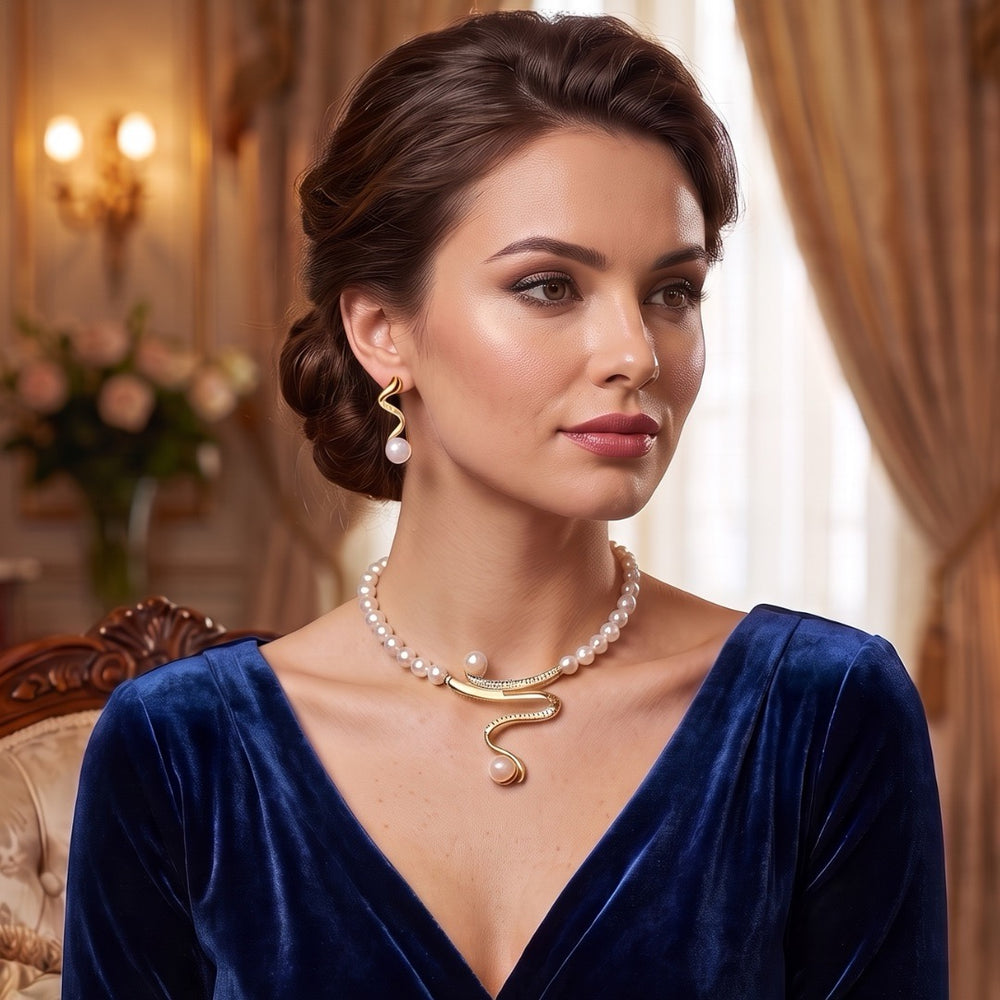 Pearl Serpentine Set