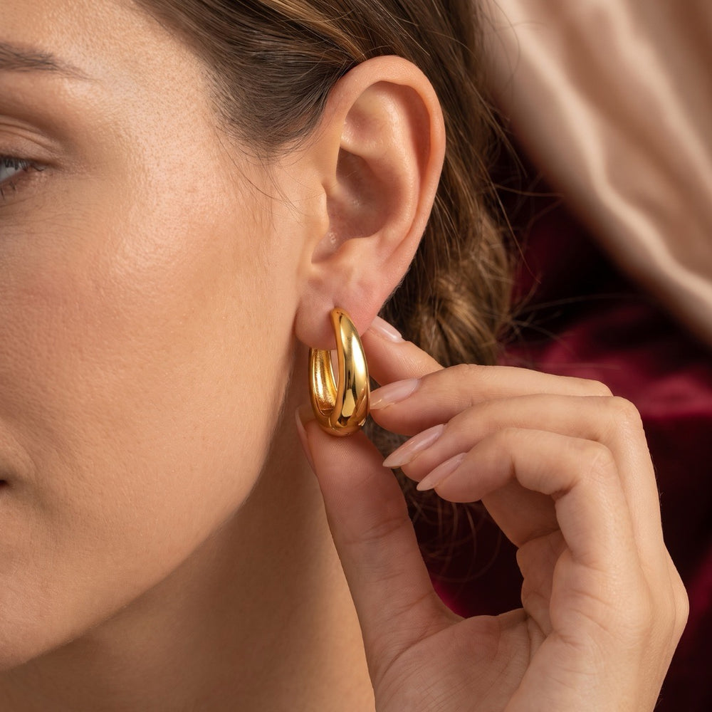 Cleo Hoops Earrings