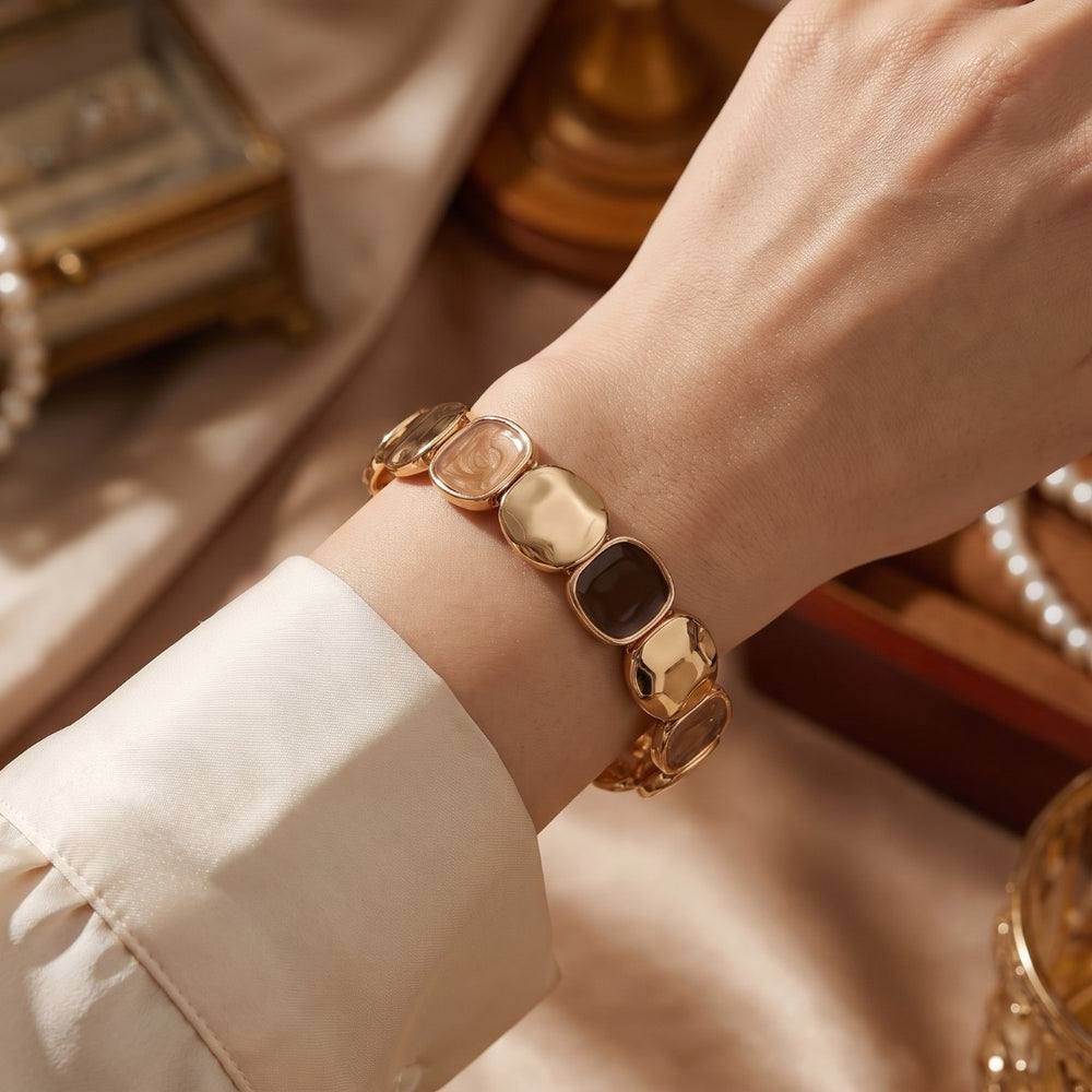 Golden Pebble Bracelet